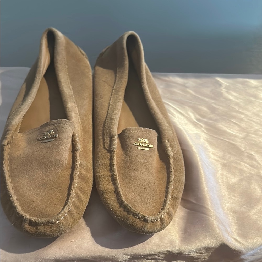 Coach Women's Tan Loafers